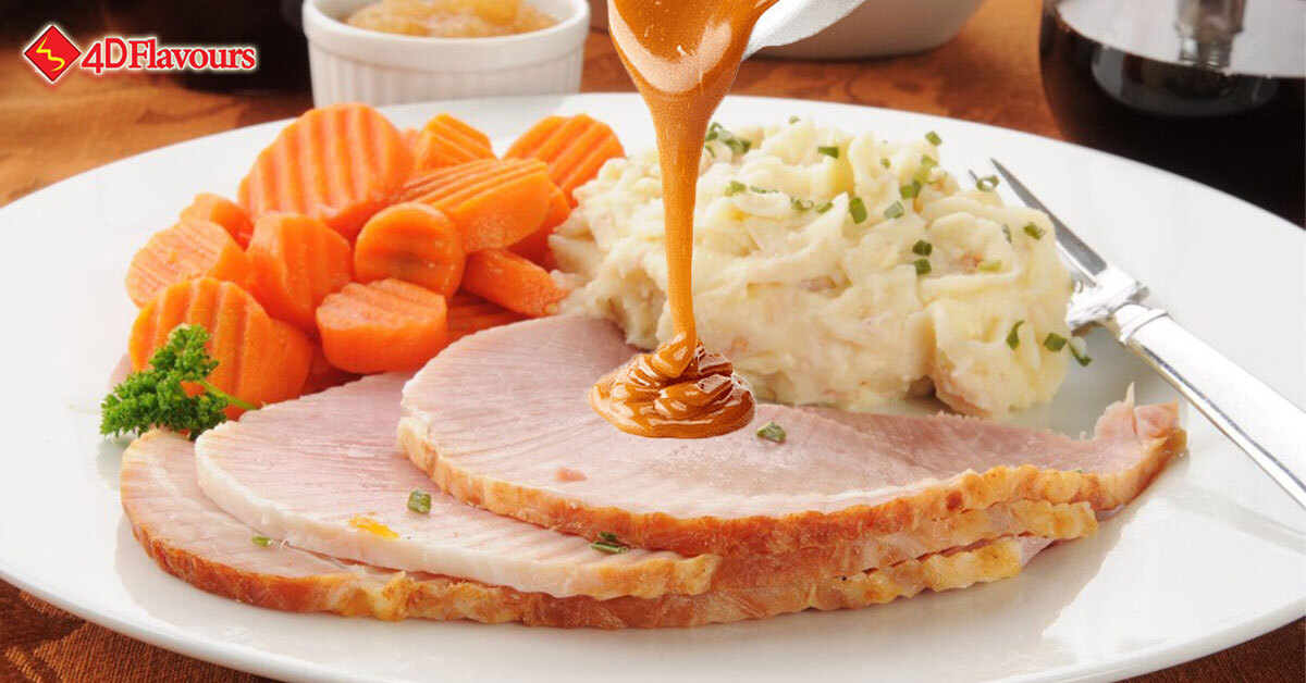 Gravy Goes With Ham and Mashed Potatoes 4D Flavours