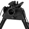 Harris Bipod 9-13 S-LM with Polymer knob to adjust the swivel (cant) tension