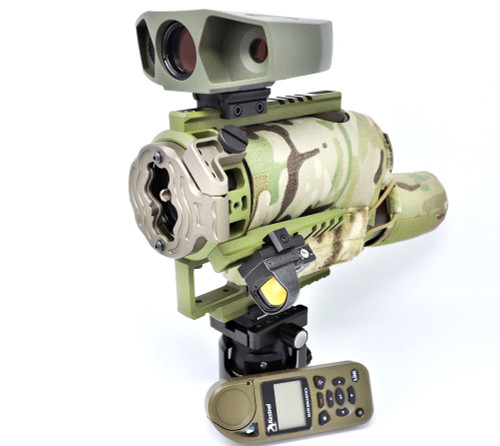 Picatinny MARC Plate Installed on Spotting Scope Rails Picatinny MARC Plate Installed on Spotting Scope Rails