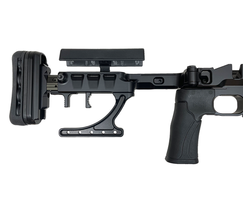SPUHR Tikka Ideal Chassis System Buttstock Right View SPUHR Tikka Ideal Chassis System Buttstock Right View