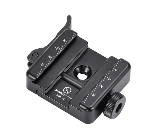 Sunwayfoto SDC-50 QR Clamp Top View Sunwayfoto SDC-50 QR Clamp Top View