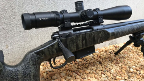 Lumley Arms All Black Savage Fluted Bolt Handle Installed Lumley Arms All Black Savage Fluted Bolt Handle Installed