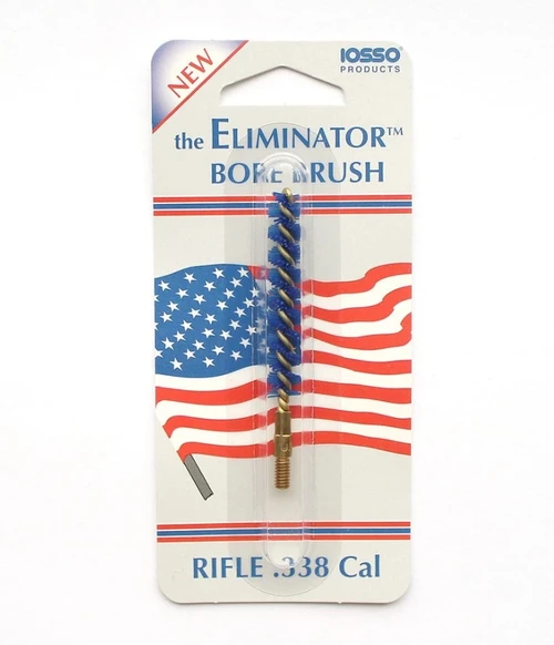 IOSSO Eliminator Premium Bore Rifle Brush for .338 Caliber with Individual Packaging