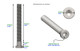 Lumley Arms SS Blank Action Screw Dimensions