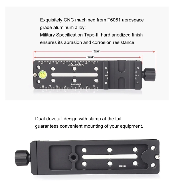 Sunwayfoto DMP-140R Garmin XERO Arca Arm Description No.1