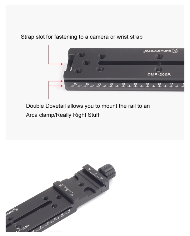 Sunwayfoto DMP-200R Optical Mounting Platform Description No.2