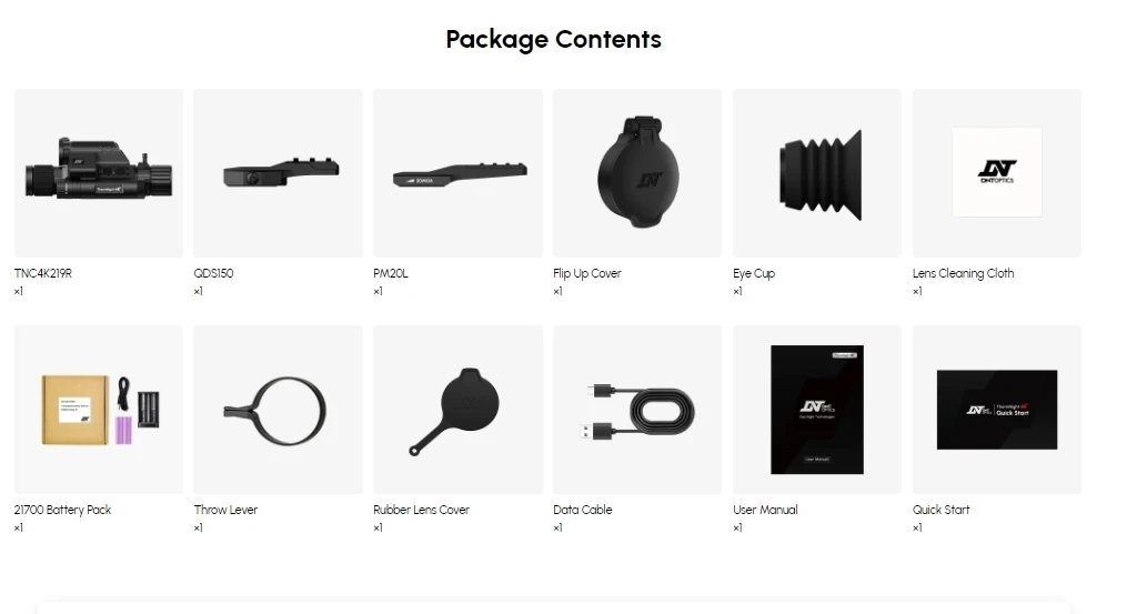 DNT OPTICS TNC4K219R Package
