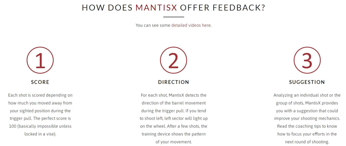 How Does Mantis X10 Offer Feedback?