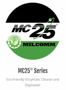 MIL-COMM MC25 Eco-Friendly Cleaner and Degreaser Series