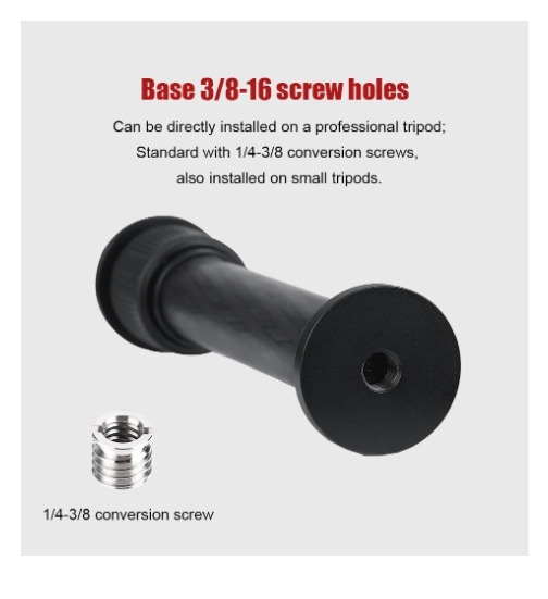 Sunwayfoto ET-02 Carbon Fiber Tripod Extension Column Description No.3