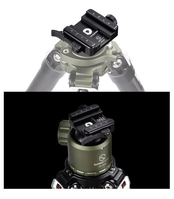 Sunwayfoto SDC-50 DUO-Lever QR Clamp Descriptions No. 4