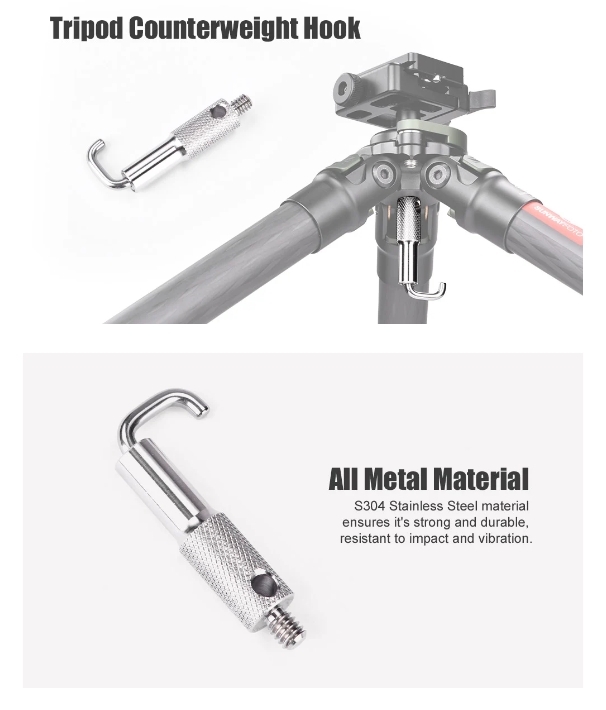 Sunwayfoto TC-02 Tripod Counterweight Hook Description No.1