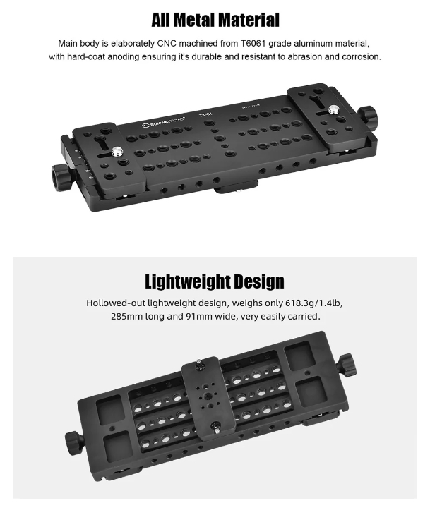 Sunwayfoto TT-01 Tripod Tactical Table