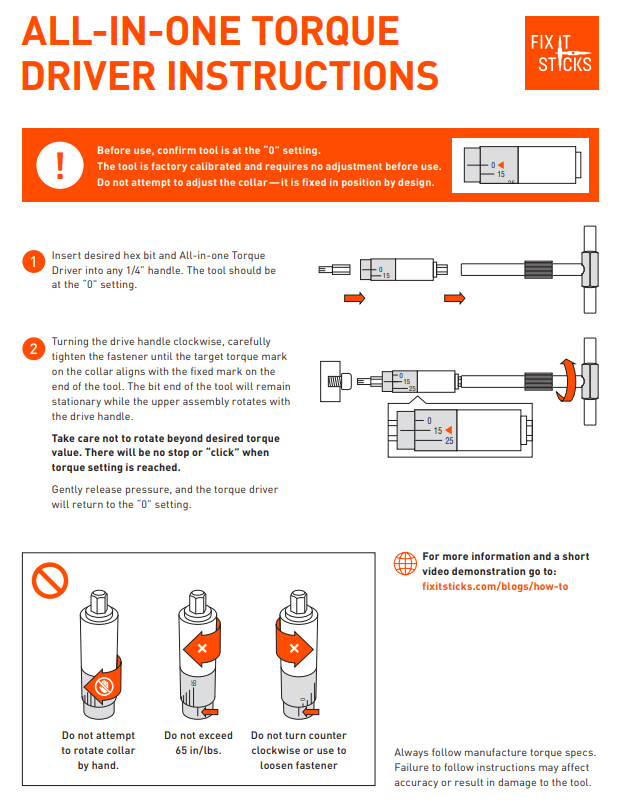 Torque Driver Lock All-in-One Torque Driver