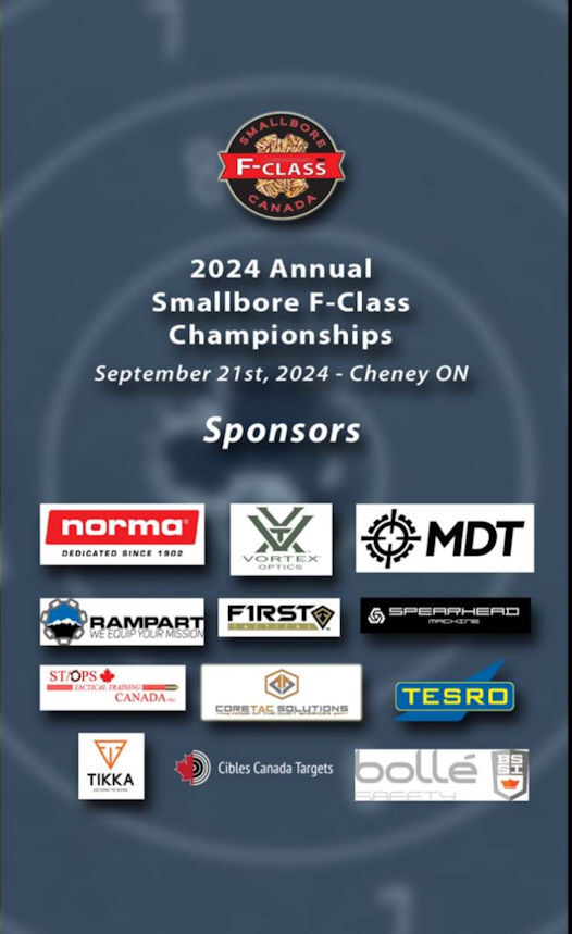 EOSC Smallbore F-Class Annual Championship Sponsors