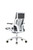 Eurotech Powerfit White Frame Mesh Seat Office Chair