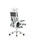 Eurotech Powerfit White Frame Mesh Seat Office Chair W/Headrest