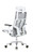 Eurotech Powerfit White Frame Mesh Seat Office Chair W/Headrest
