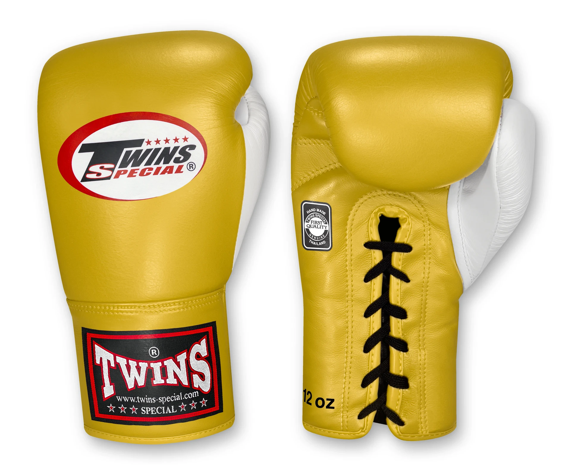 TWINS SPECIAL カモフラージュ 16oz グローブ Dual Color Laceup - Colored Body and Palm - White Thumb - Brights