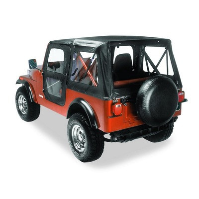 76-86 Jeep CJ7 Black BES51118-01