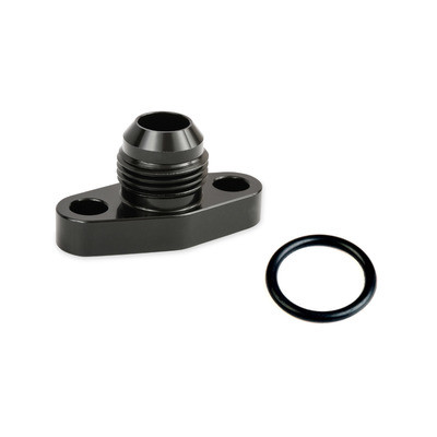 EARLS Turbo Oil Drain Back Flange 10an - Black EARGT0001ERL