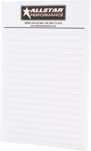 ALLSTAR PERFORMANCE Allstar Notepad 5.5x8.5 ALL044
