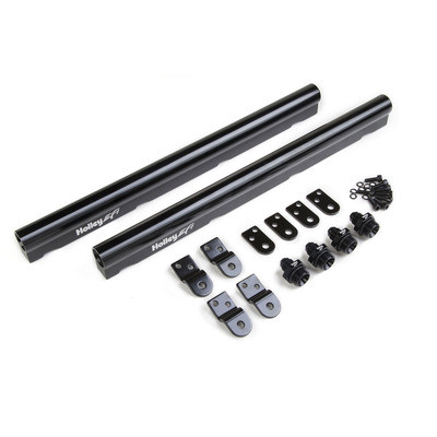 HOLLEY Billet Alm. Fuel Rails - GM LS Factory Intakes HLY534-209