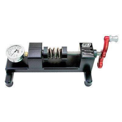 LSM RACING PRODUCTS Bench Top Valve Spring Tester w/0-600# Gauge LSMSM-600