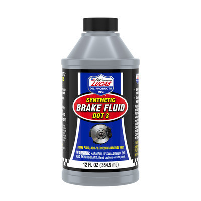 LUCAS OIL Brake Fluid Dot 3 12oz LUC10825