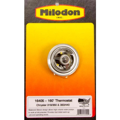MILODON 160 Degree Thermostat - Mopar MIL16405