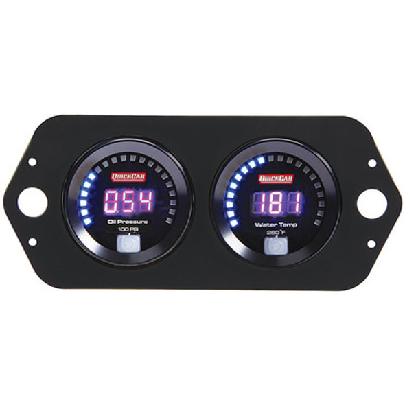 QUICKCAR RACING PRODUCTS Digital 2-Gauge Panel Open Wheel OP/WT QRP67-2004