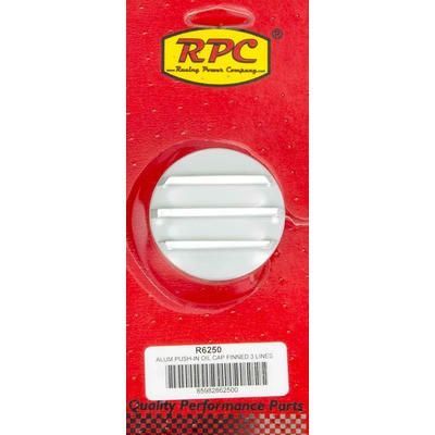 RACING POWER CO-PACKAGED Alum Finned Oil Push In Polished RPCR6250