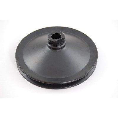 RACING POWER CO-PACKAGED 283/327 GM SB Power Stee ring Pulley Black RPCR8946B