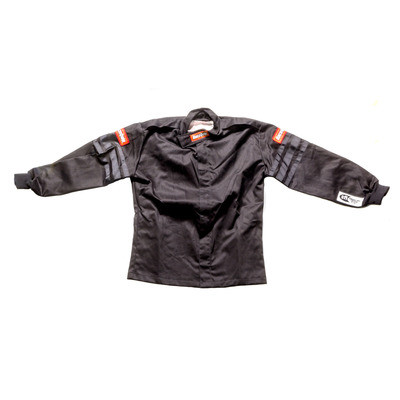 RACEQUIP Black Jacket Kids Single Layer Medium Black Trim RQP1969993
