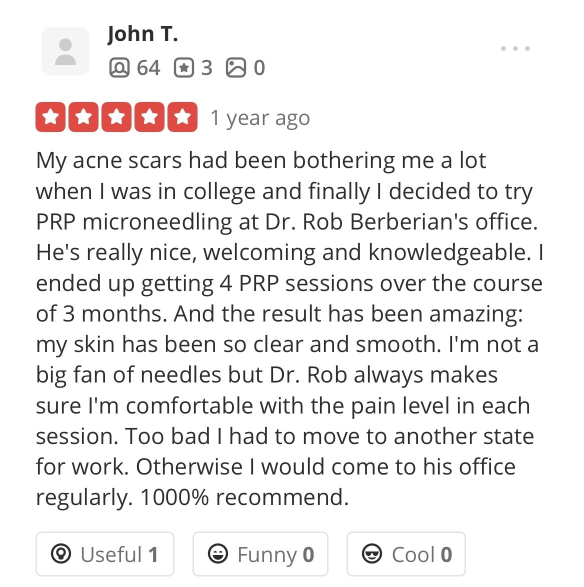 PRP Facial with Microneedling Dr. Rob Berberian Newport Beach Orange County