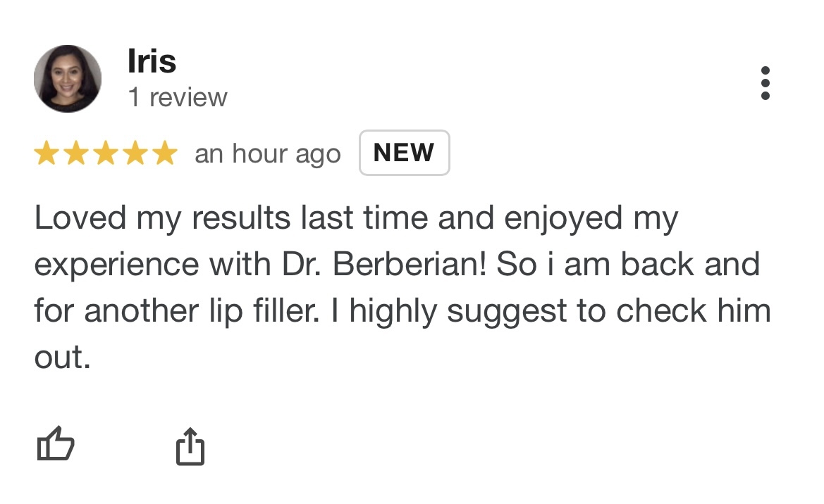 Dr. Rob Berberian - 5 Stars - Reviews - Lip Filler Newport Beach