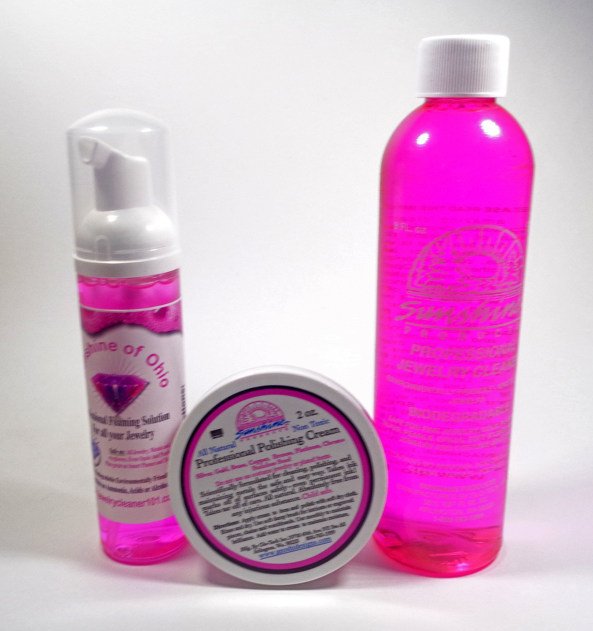 Sunshine Complete Professional Jewelry Cleaning Package Larimar Stone