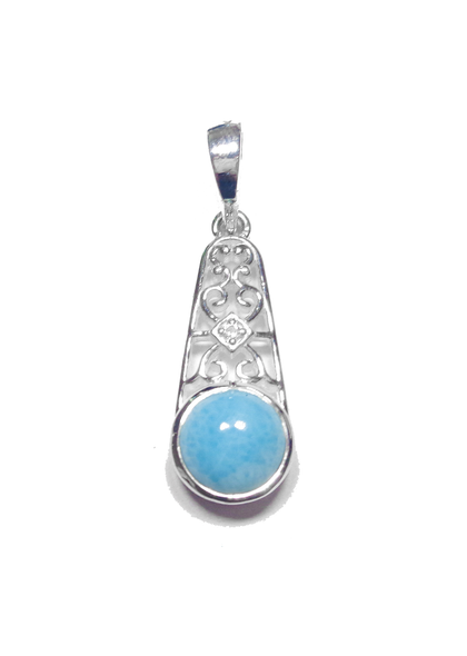 Larimar Pendant 17
