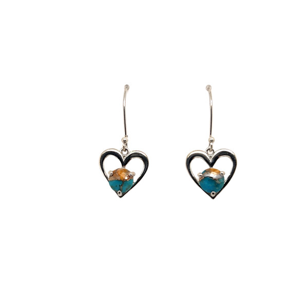 Heart Spiny Oyster Earrings PTSOE0002