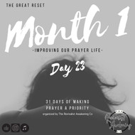 The Great Reset Day 23!