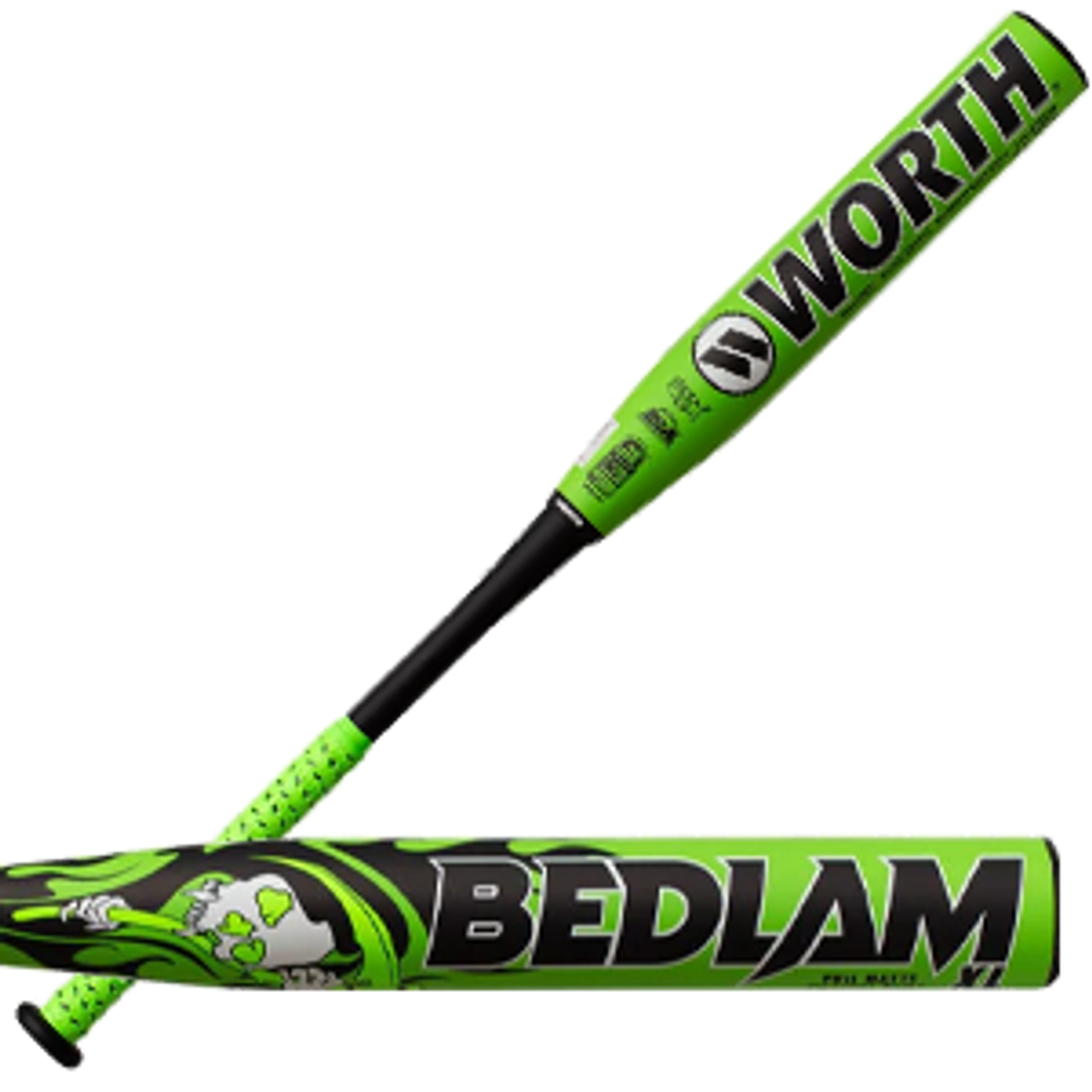 2024 Worth Bedlam Phil Matte XL 12.5" Inch USSSA Slowpitch WSU412PMBL