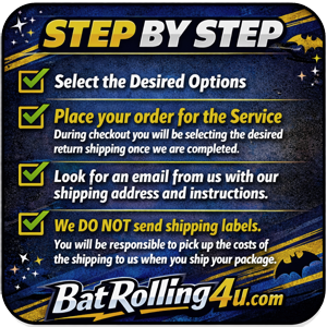 CNC Baseball bat Shaving instructions