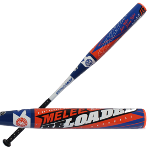 2021 Suncoast Adidas Melee Reloaded 2 End Loaded 12″ 1-Piece SSUSA Senior Slowpitch Softball Bat- SMR2E12