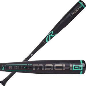 2025 Rawlings Mach AI BBCOR Baseball Bat -3oz RBB5MC3