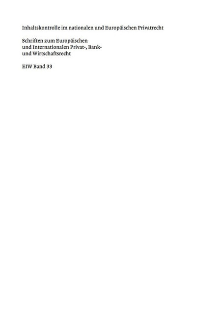 (eBook PDF) Inhaltskontrolle im nationalen und Europ ischen Privatrecht    1st Edition    Deutsch-griechische Perspektiven