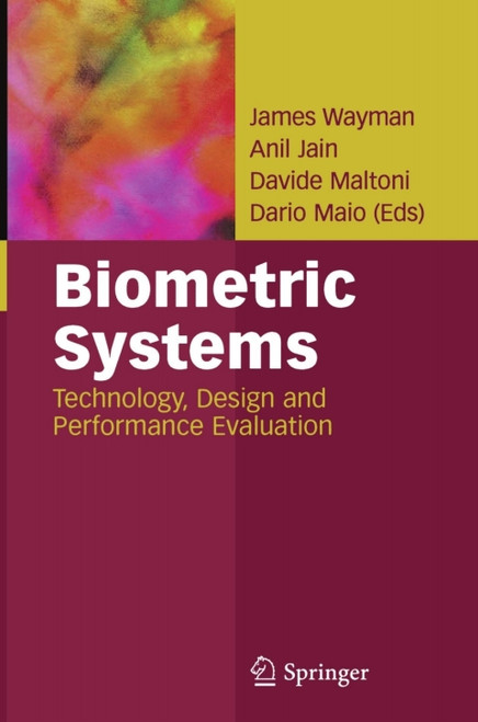 (eBook PDF) Biometric Systems  1st Edition  Technology, Design and Performance Evaluation