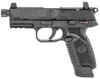 FN AMERICA 502 TACTICAL PISTOL 22 LR 4.6" THREADED BARREL 10 ROUND AMBI THUMB SAFETY - BLACK