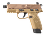FN 502 TACTICAL 22LR 4.6'' BARREL 10 ROUND - FDE