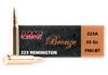 PMC 223 REM 55 GRAIN FMJBT - 1000 ROUND CASE