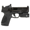 SMITH & WESSON M&P 2.0 9MM 4" BLACK CRIMSON TRACE RED DOT OPTIC/MASTER TACTICAL LIGHT OPTICS READY - BLACK